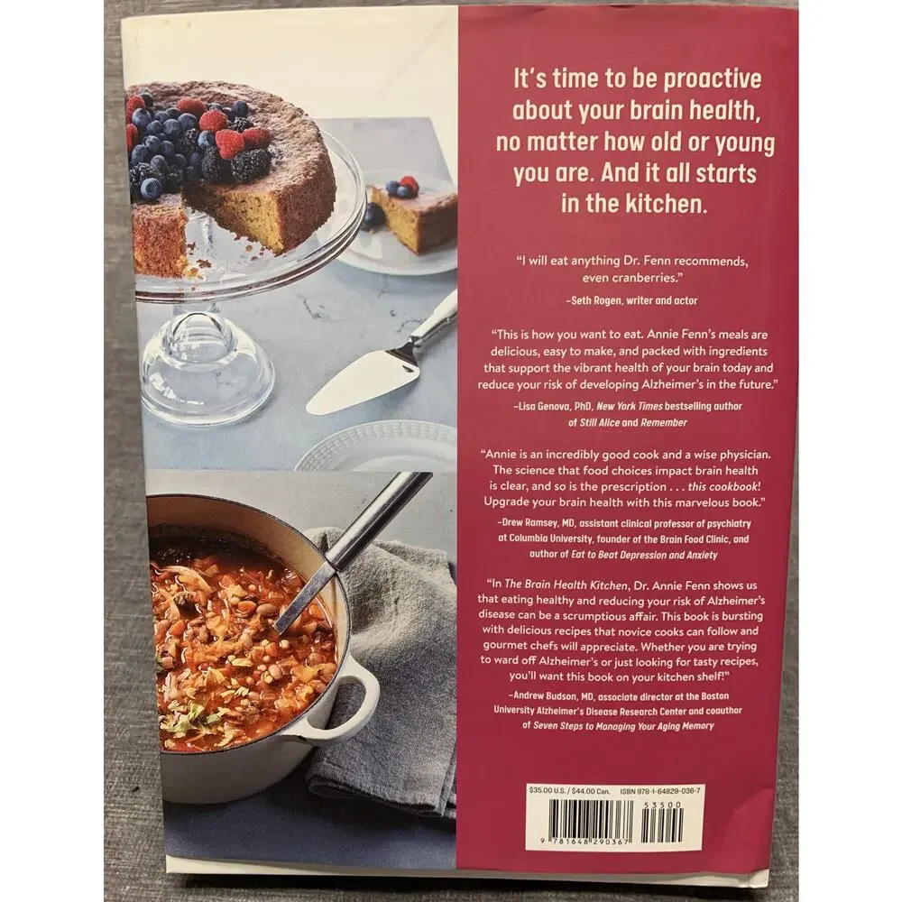 The Brain Health Kitchen - Preventing Alzheimer's Dementia Through Food Fenn, MD